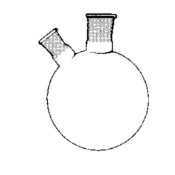 Flask 1L 2 Neck Round Bottom Interchange