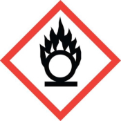 GHS-CLP Pictogram Labels Oxidising Substances (GHSO3) 120 Labels