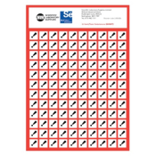 GHS-CLP Pictogram Labels Irritant/Toxic Substances (GHSO7) 120 Labels