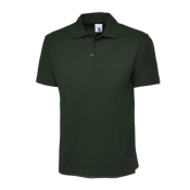 Bottle Green Unisex Polo Shirt 50% Polyester 50% Cotton Size 4XLarge