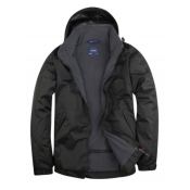 Black Premium Outdoor Waterproof Jacket Fleece Lined Size XXXLarge