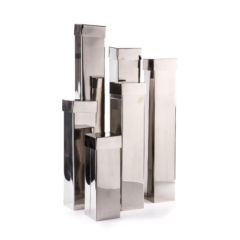 Square Section Stainless Steel Pipette Sterilising Box
