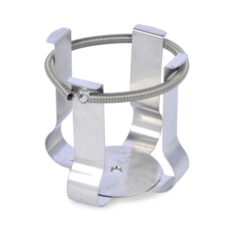OHAUS Media Bottle Clamp Stainless Steel