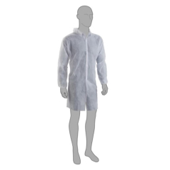 Pal Non-Woven Visitor Coats - White