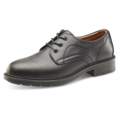 Click Footwear Leather Safety Shoes S1 SRC