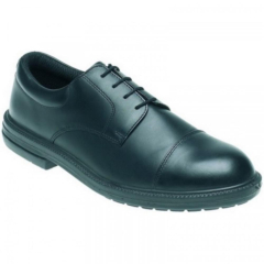 Black Leather Formal Safety Shoe
