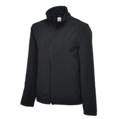 Black Classic Softshell Jacket 3 Layer Waterproof
