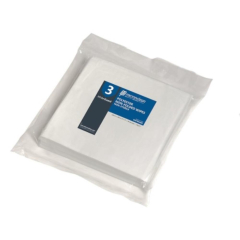 WhiteGuard 3 Laundered Polyester Non-Folded Wipes Non-Sterile