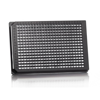 Azenta Life Sciences 384 Well Imaging Microplate Ultravisionplate Clear UV Base Black Frame