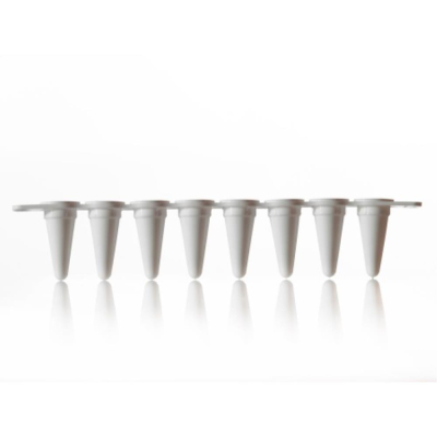 Azenta Life Sciences 96 Well PCR Plate for Removable 8 Well Tube Strips Semi-Skirted Roche Style Whi