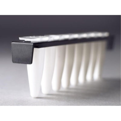 Azenta Life Sciences 0.2mL 8-Well PCR Tube Strips with PC Frame with Flat Strip Caps 2D Coded White