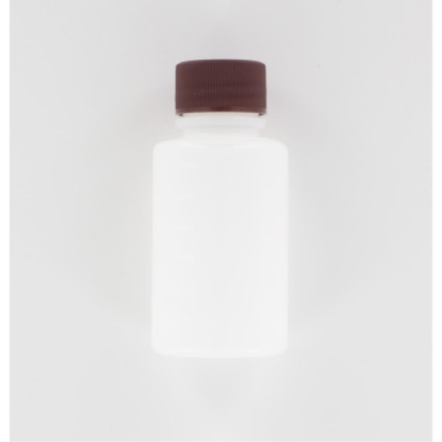 Aurora Scientific 1000mL Natural HDPE (High Density PolyEthelyne) Bottle  with Brown Polypropylene C
