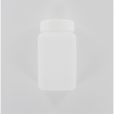 Aurora Scientific 500mL Natural HDPE (High Density PolyEthelyne) Bottle  with White Polypropylene Ca