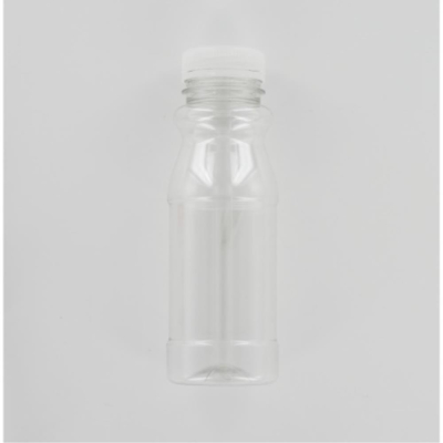 Aurora Scientific 250mL Clear PET (Polyethylene) Bottle  with Natural HDPE Cap