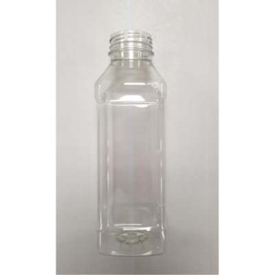 Aurora Scientific 500mL Clear PET (Polyethylene) Bottle  without Cap