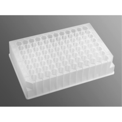 Axygen Microplates 96 Well Deep Well Polypropylene 1.1 mL Clear Round Bottom Round Wells no Lid Non-