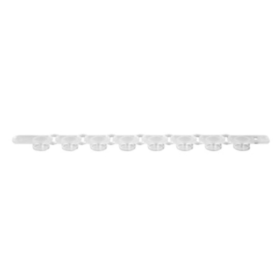 Axygen 0.2mL Flat Strip Caps for 0.2mL 8-Tube PCR Tube Strips Clear