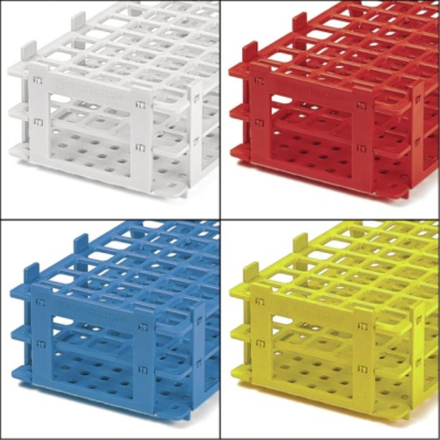 Rack PP White 21x31mm Tubes