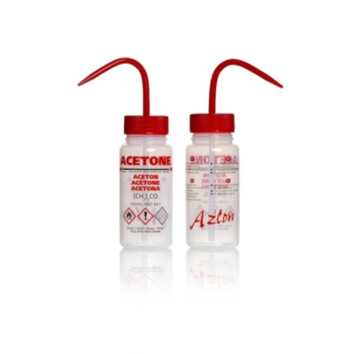 Azlon Wash Bottle 250ml for Acetone with Driplock seal Azlon Wash Bottle 250ml for Acetone with Driplock seal