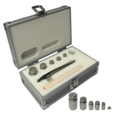 Accuris Class E2 Calibration Set for Analytical Balances 1x100mg 1x10g 2x20g 1x50g 1x100g