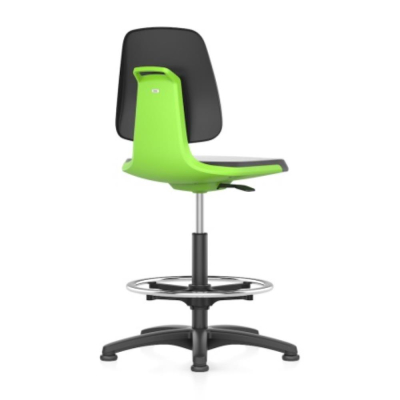 Bimos Labsit 3 Chair PU-foam with Glides Foot Ring Polyamide Base - Green