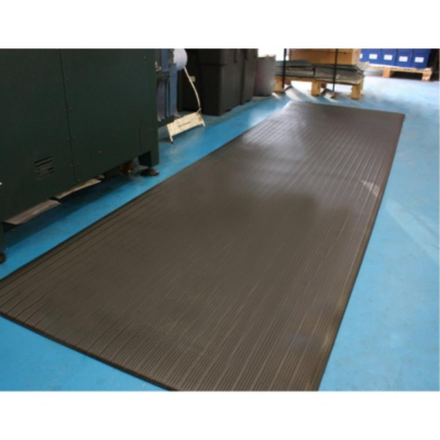 Kumfi Rib Anti-Fatigue Mat - 90 x 300cm Black