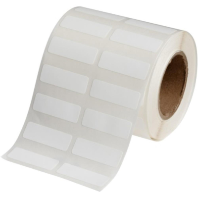 Polypropylene Labels (Roll of 1500) for J2000 printer -  38.1 x 12.70 mm