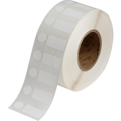 Polypropylene Vial/Tube Labels (Roll of 1500) for J2000 Printer - 25.4 x 12.7mm + 11.18mm Diameter C