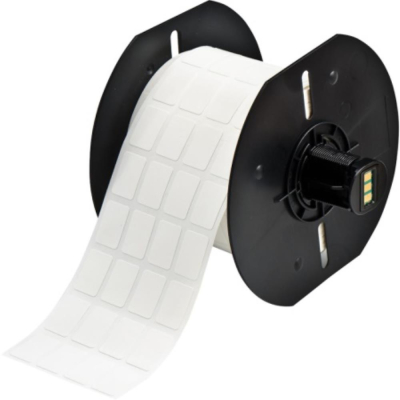 Brady Repositionable Vinyl Cloth Labels for the BBP33 Printer 12.70 x 19.05mm