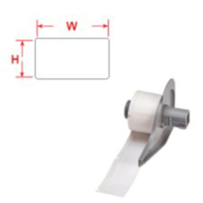 Label Cartridge B499 22.86 x 12.7mm White Nylon