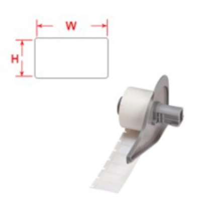 Label Cartridge B499 9.5 x 25.4mm White Nylon Cloth