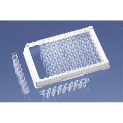 BRAND Strip Plates with Grid 96-well 12xF8 Dividable immunoGrade HB