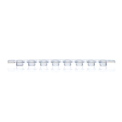 BRAND Flat Cap Strips for 8-Tube PCR Tube Strips Clear