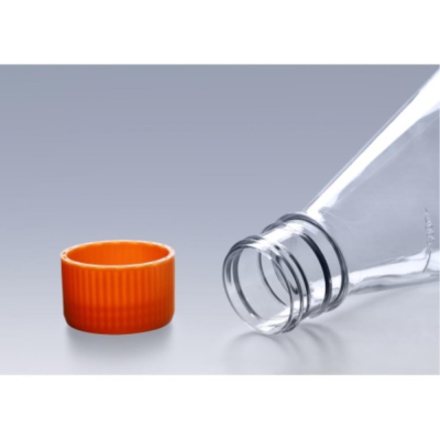 Cell Scientific Polycarbonate Erlenmeyer Flask 500mL Baffled Bottom Vent Cap