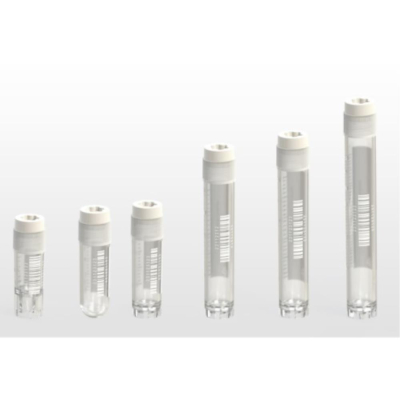 ClearLine BIOBased 1D CryoGen Tubes Self Standing Internal Thread Cap Sterile 4mL