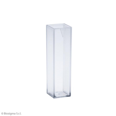 ClearLine Macro Cuvettes Methacrylate (PMMA) 2-4mL (10 Trays of 100 Pcs)