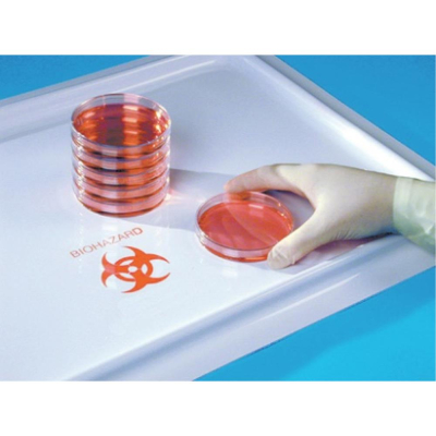 Safety Tray Biohazard 46x26cm