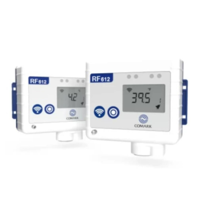 Comark RF612 Temperature Transmitter (Thermistor) - White Internal Temp Range -18 to +55C External T