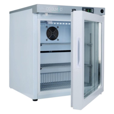 CoolMed CMG29 29L Small Glass Door Counter-Top Pharmacy Refrigerator