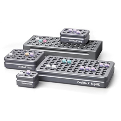 Corning CoolRack M30-PF grey holds 30 x 1.5ml microfuge tubes tapered wells for conical tubes