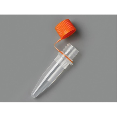 Corning 1.5mL microcentrifuge tubes polypropylene conical bottom with attached o-ring screw cap 50 p