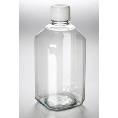 Corning PET Bottle 1000mL Graduated 31mm Screw Cap validated against IATA Sterile Triple-bagged Pre-