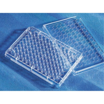 Corning 96 Well Black Flat Bottom Polystyrene High Bind Microplate 25 per Bag without Lid Nonsterile