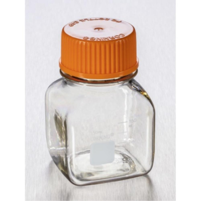 Corning 150mL Square Polycarbonate Storage Bottles with 45mm Caps