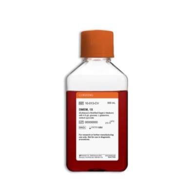 500mL DMEM (Dulbeccos Modification of Eagles Medium)with 4.5g/L Glucose L-glutamine and Sodium Pyruv