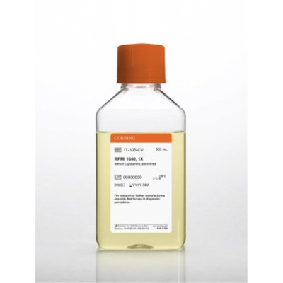 500mL RPMI 1640 without L-glutam