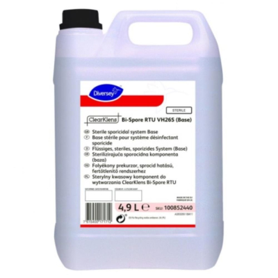 Diversey ClearKlens Bi-Spore Sporicidal Disinfectant VH26S Ready to Use 5L