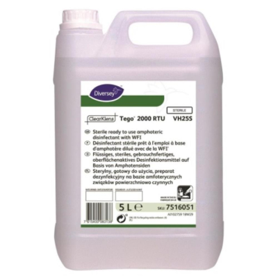 Diversey ClearKlens Tego 2000 Amphoteric Disinfectant VH25S Ready to Use 5L