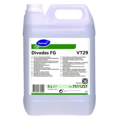 Diversey Divodes FG No-Rinse Alcohol-Based Disinfectant 5L