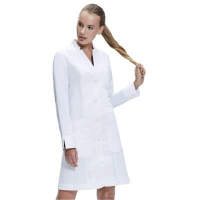 DR10 Ladies Tailored Fit Lab Coat White Size 14